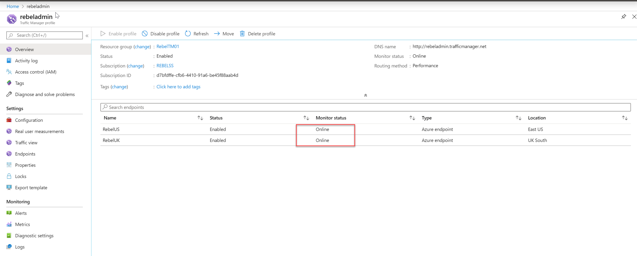 StepbyStep Guide DNS based traffic load balancing with Azure Traffic