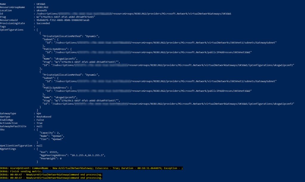 Step-by-Step Guide: High available VNet-to-VNet connectivity via Active ...