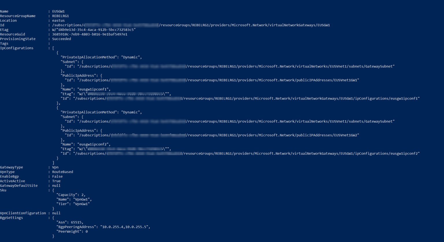 Step-by-Step Guide: High available VNet-to-VNet connectivity via Active ...