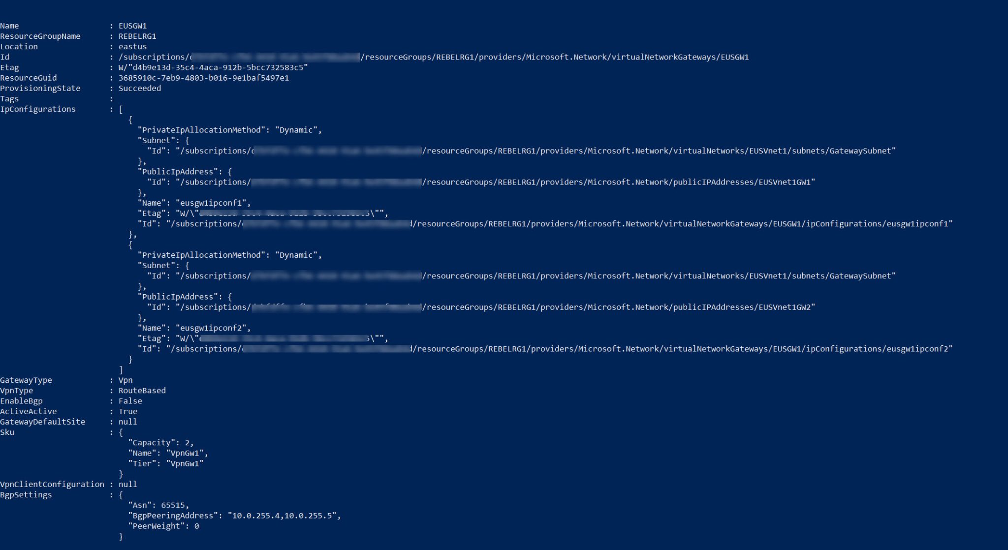 Step-by-Step Guide: High available VNet-to-VNet connectivity via Active ...