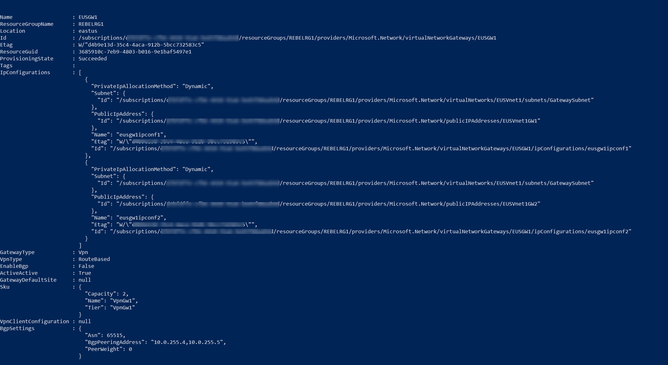 Step-by-Step Guide: High available VNet-to-VNet connectivity via Active ...