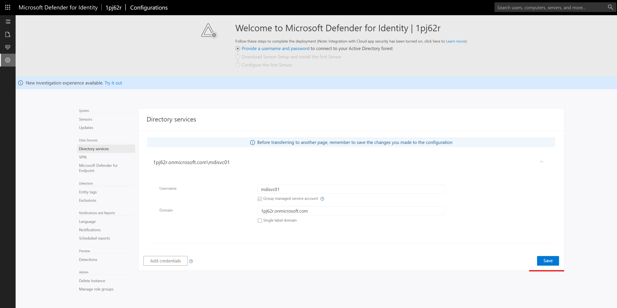 Microsoft Defender for Identity Part 05 – MDI Sensor installation ...