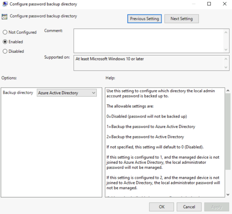 How to configure Windows LAPS with Azure AD ? – REBELADMIN