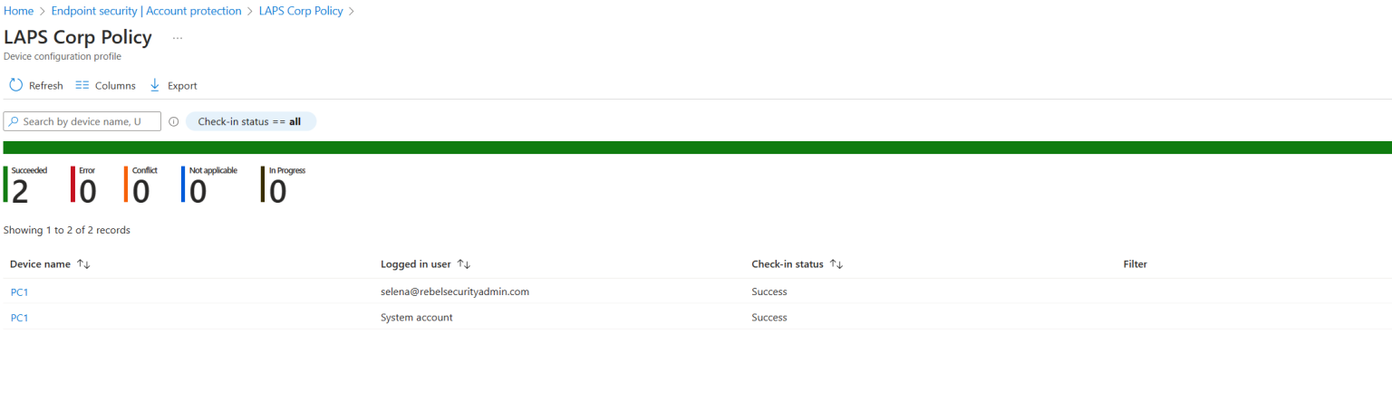 Configuring Windows LAPS with Azure AD using Microsoft Intune – REBELADMIN
